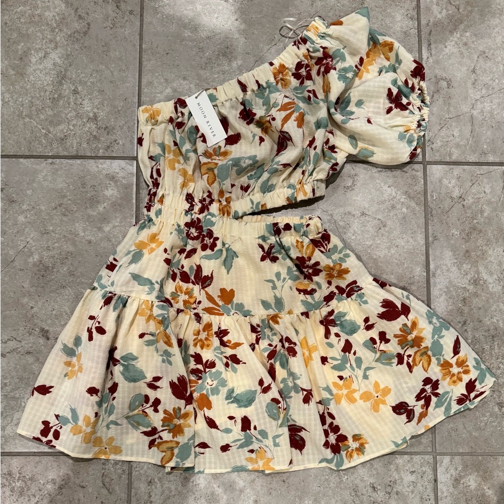 Moon River Floral Dress (S)